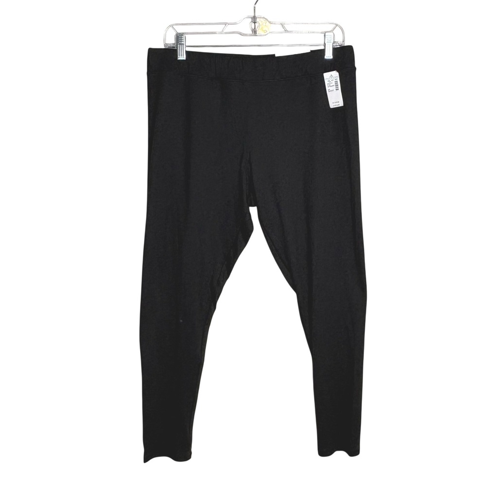 Maurices Ultra Soft Leggings Black High Rise Pants Plus Size 0X Short NWT